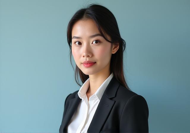 Individual portrait in professional studio